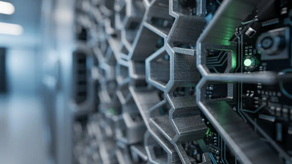 Infrastructure de datacenter sécurisé en Suisse avec serveurs et systèmes de refroidissement