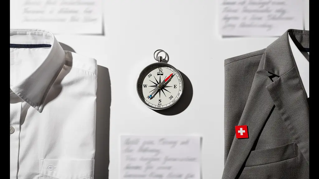 Jeune candidat se préparant pour un entretien d'apprentissage dans un environnement professionnel suisse