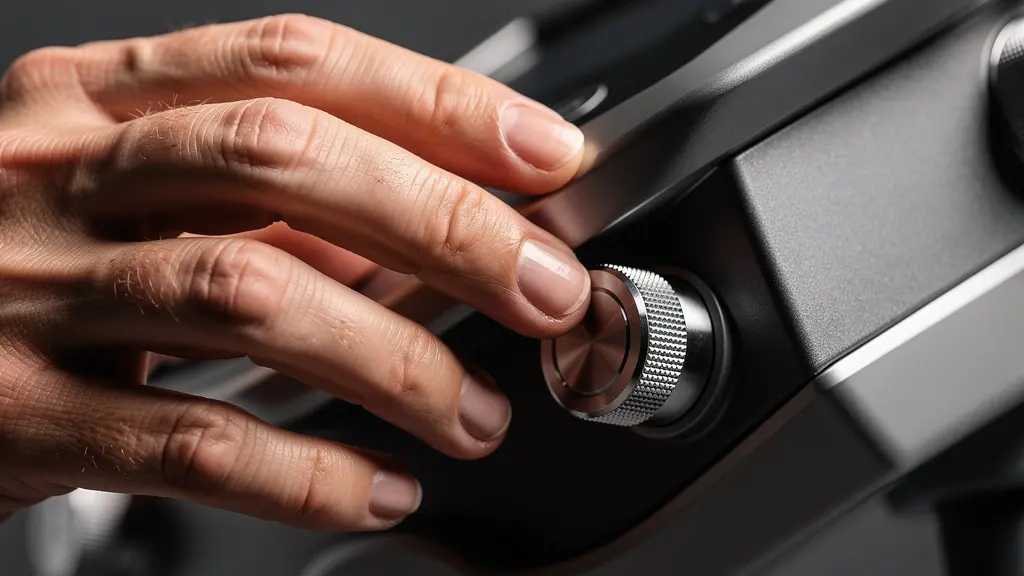 Électrophysiologiste ajustant les paramètres d'un défibrillateur avec le patient